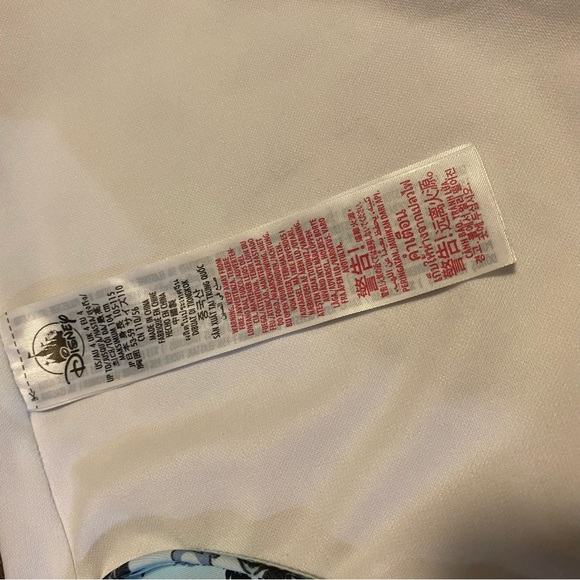 Disney Stitch Hawaiian Luau One Piece Swimsuit SPF 50 Blue - Picture 6 of 7